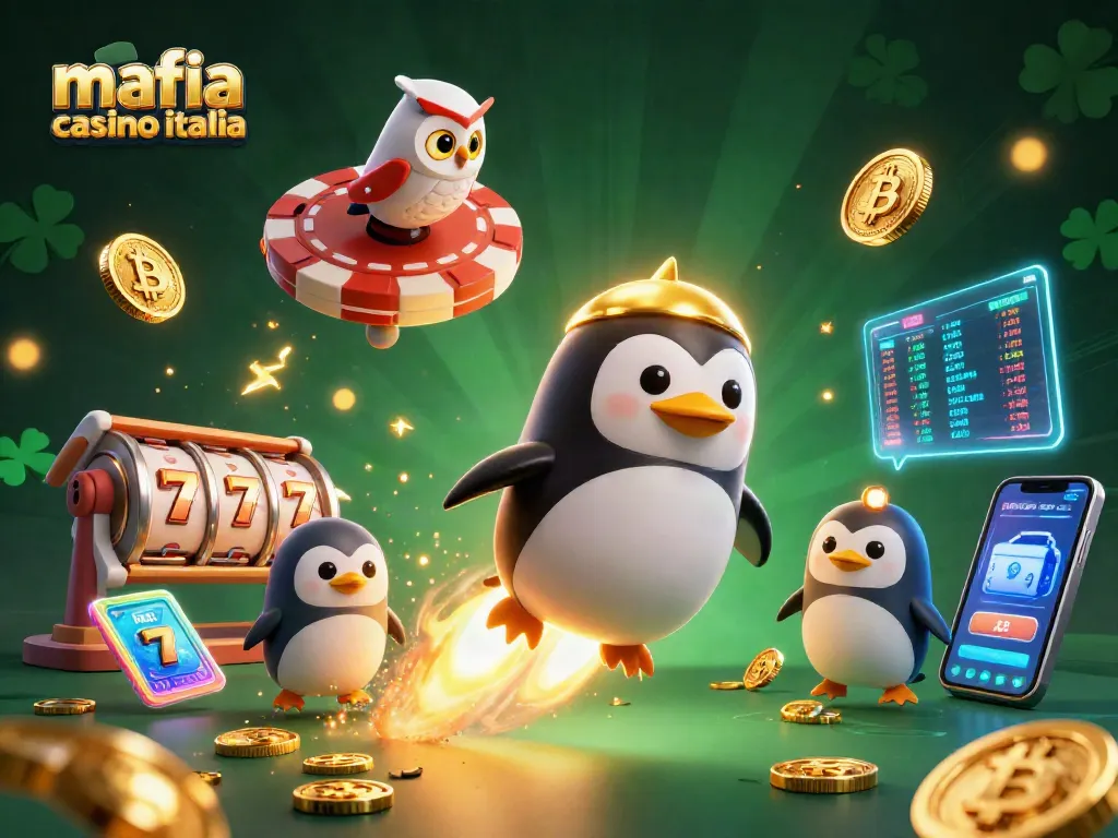 Experience the excitement of mafia casino italia with vibrant 3D scenes of gaming action.