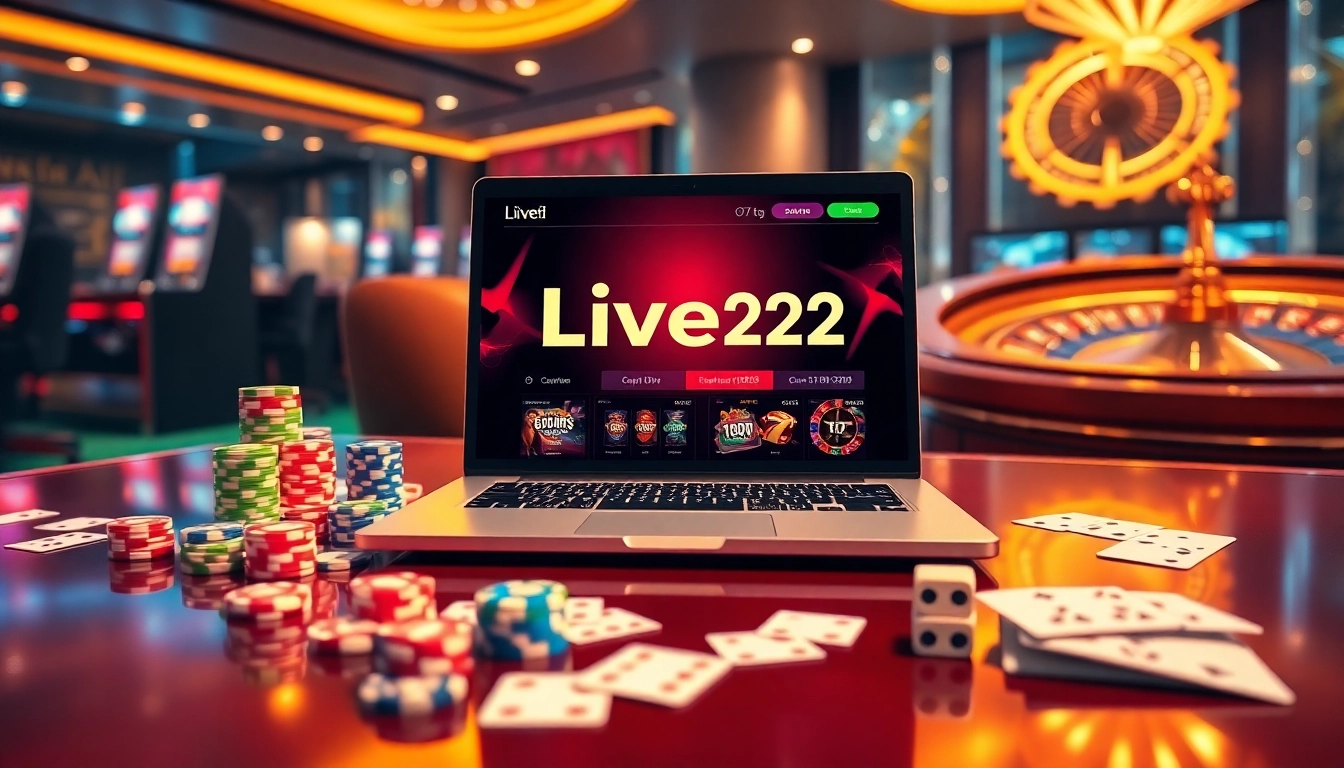 Experience the thrill of free credit live22 as you engage with exciting online slot games and live casino tables.