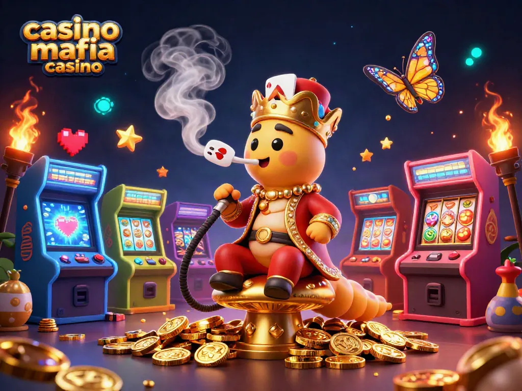 Win big at casino mafia casino with this detailed 3D illustration featuring fun gaming elements!