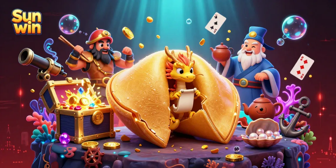 Win big at Sun win with this vibrant 3D casino-themed illustration full of dynamic gaming elements.