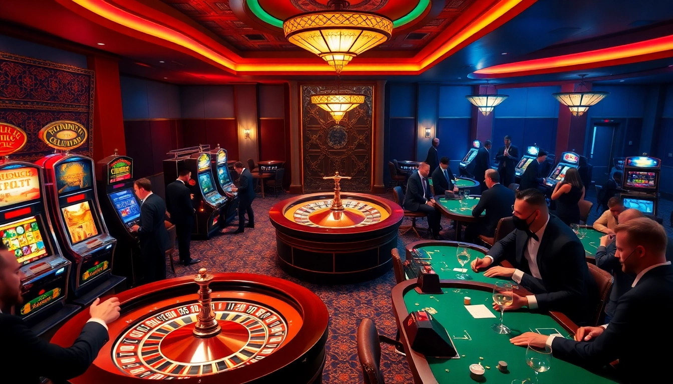 Experience the thrill of casino c168 with players enjoying high-stakes games and luxury.