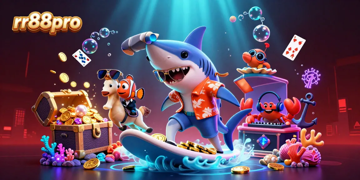 Experience thrilling gameplay at rr88pro with a vibrant underwater casino adventure featuring dynamic characters.