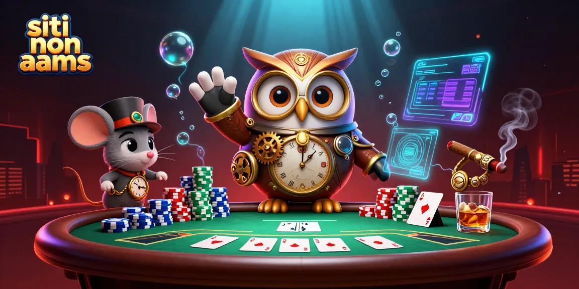 Experience the thrilling energy of siti non aams casino action in this vibrant 3D illustration.