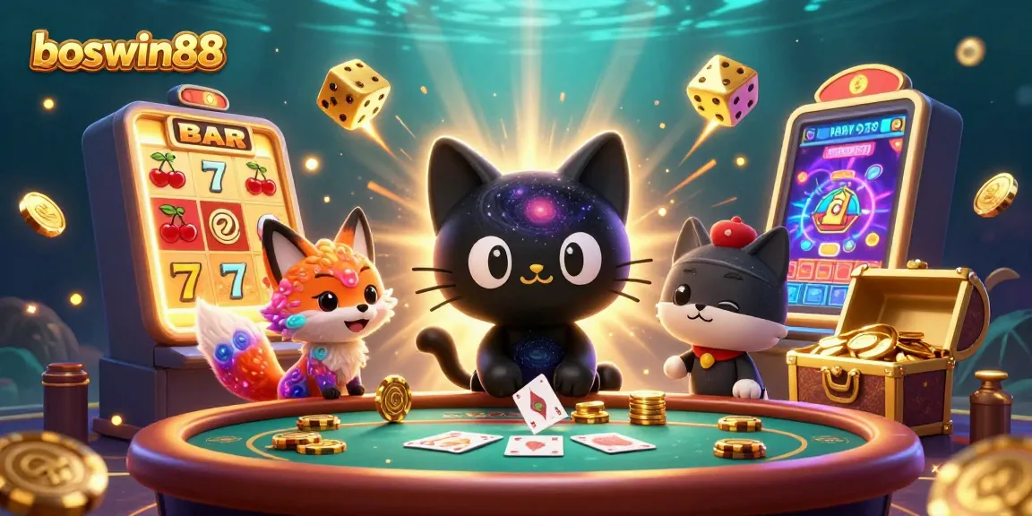 Menggali harta melalui slot menguntungkan di boswin88 dalam suasana kasino yang berwarna.